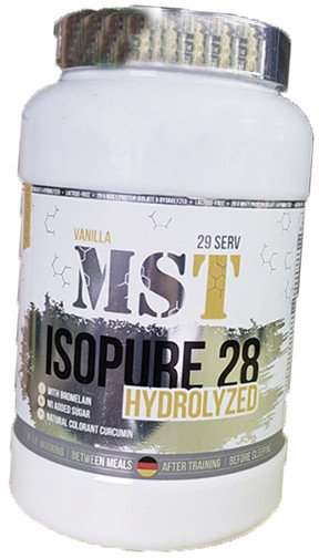 

Mst Nutrition Iso Pure 28 Hydrolyzed 905 g /29 servings/ Vanilla