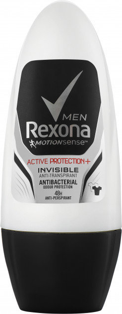 

Rexona Антиперспирант роликовый Антибактериальный и Невидимый на черном и белом 50 ml Eu