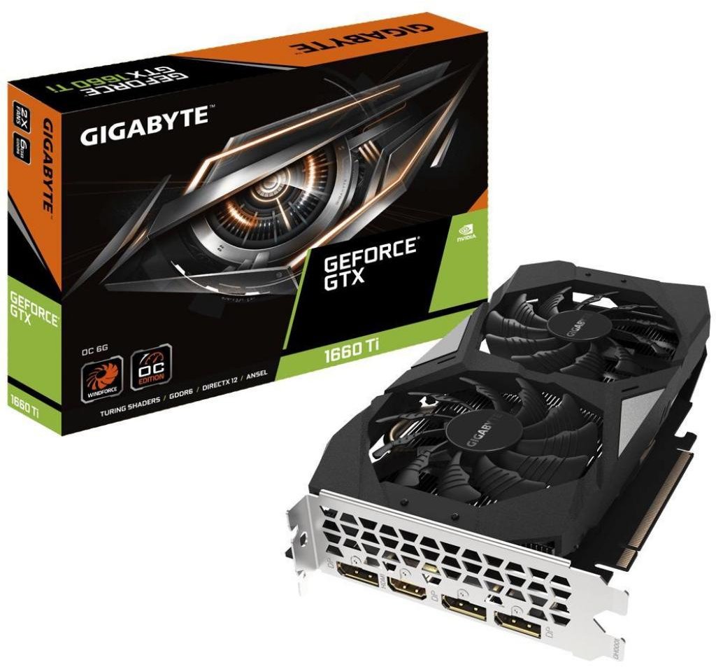 

Gigabyte GeForce Gtx 1660 Ti Oc 6G (GV-N166TOC-6GD 1.0A)