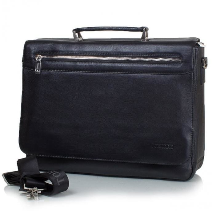 

Tofionno Leather Bag 14" Black (65080-1 BLACK)