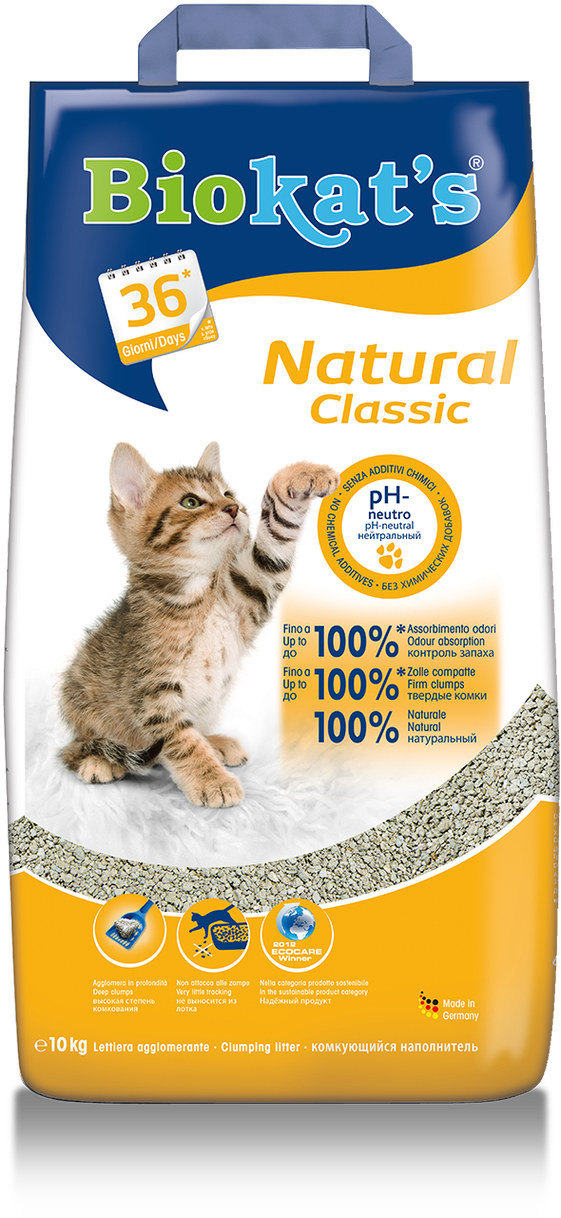 

Наполнитель для кошачьего туалета Biokat's Natural 3in1 10 кг (4002064614642)