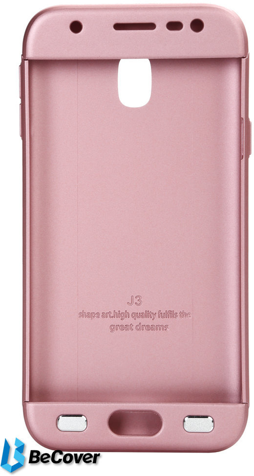 

BeCover Case 360° Super-protect Pink for Samsung J330 Galaxy J3 2017