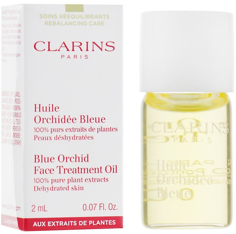 Акція на Clarins Blue Orhid Face Treatment Oil Масло для лица для обезвоженной кожи 2ml від Stylus