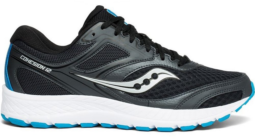 

Кроссовки для бега Saucony Cohesion 12 (20471-5s) 40.5 черные текстиль всесезон