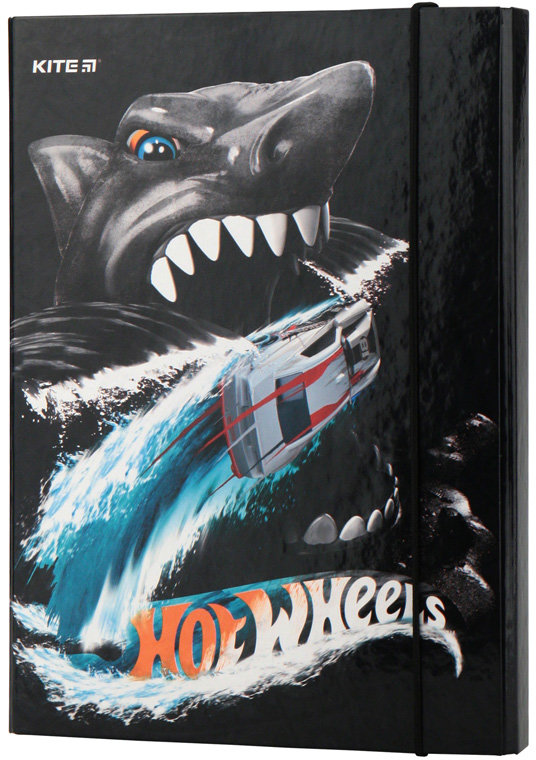 

Папка для тетрадей Kite Hot Wheels, В5 на резинке картон (HW19-210)