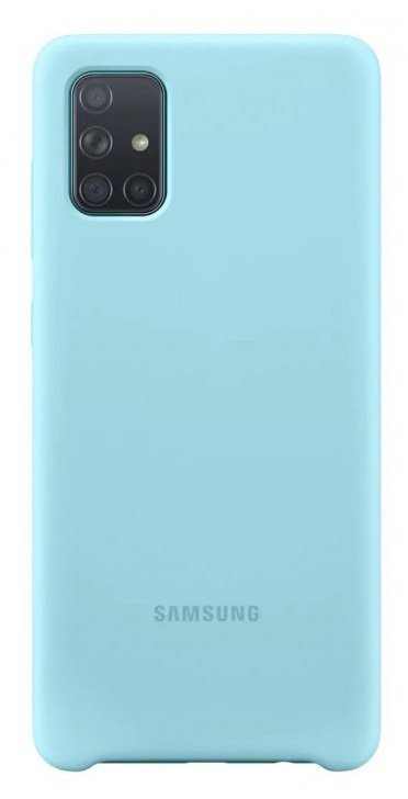 

Samsung Silicone Cover Blue (EF-PA715TLEGRU) for Samsung A715 Galaxy A71