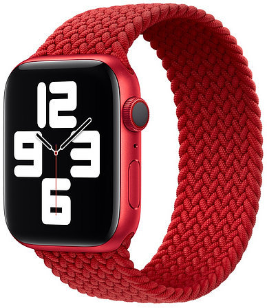 

Apple Braided Solo Loop (PRODUCT) Red Size 6 (MY8Y2) for Apple Watch 42/44mm