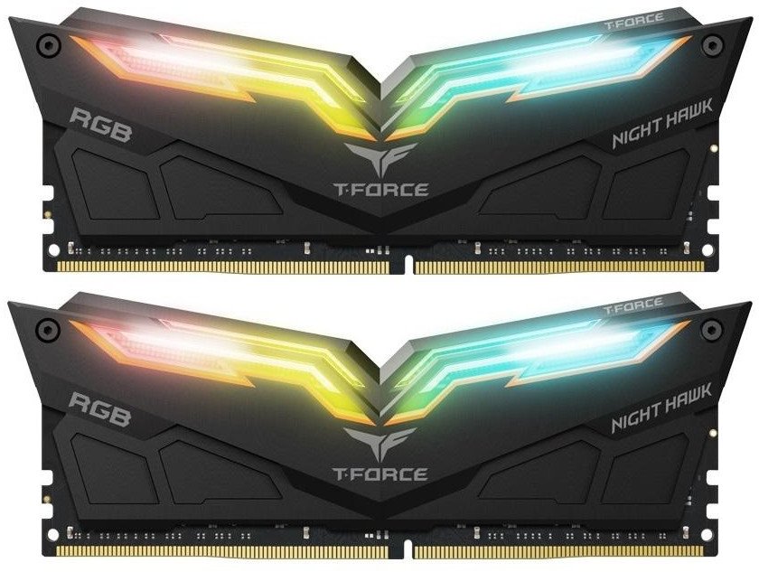 

Team 16 Gb (2x8GB) DDR4 3200 MHz T-Force Night Hawk Rgb Black (TF1D416G3200HC16CDC01)