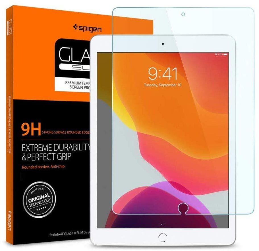 

Spigen Tempered Glass Protector GLAS.tR Slim (AGL00236) for iPad 10.2 2019