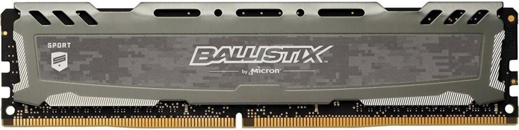 

Crucial 8 Gb DDR4 2666 MHz Ballistix Sport Lt Gray (BLS8G4D26BFSBK)