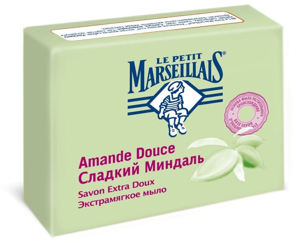 

Le Petit Marseillais Savon Extra Doux Amande Douce Мыло Экстрамягкое мыло Сладкий Миндаль 90 g