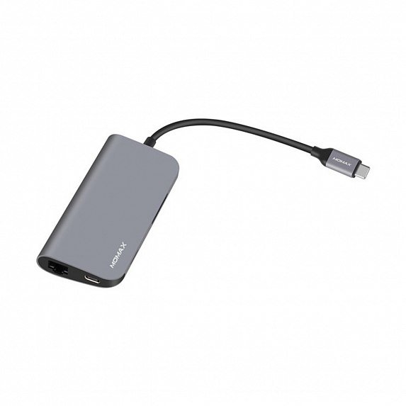 

Momax Adapter USB-C to USB-C+3xUSB+Ethernet+microSD+SD+HDMI (DHC6A)
