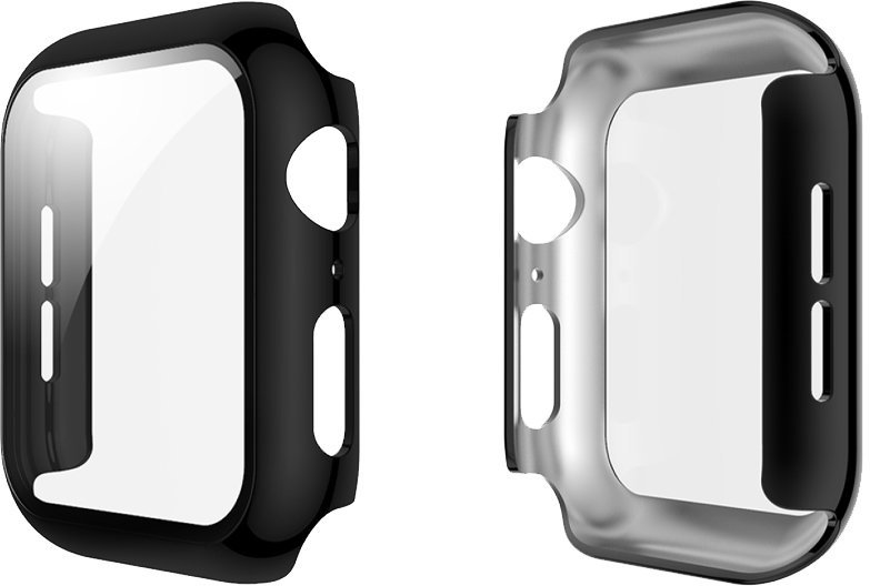 

Fashion Case with Tempered Glass Black for Apple Watch 40mm