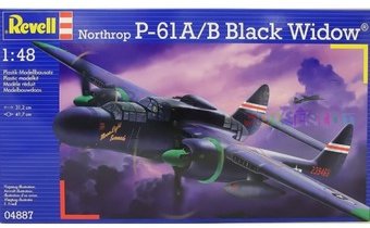 

Revell (1:48) Тяжелый ночной истребитель P-61B Black Widow (04887)