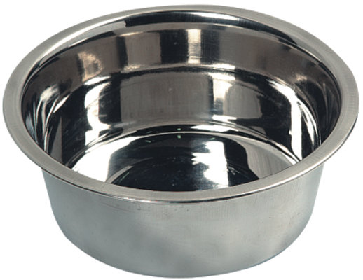 

Миска для собак Flamingo Bowl Stainless Steel нержавеющая сталь 0.8 л 16 см диаметр с бортиком 11 см диаметр дна