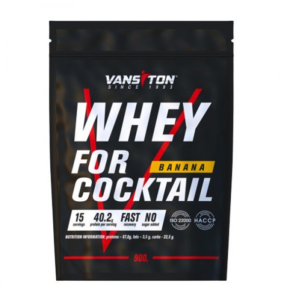 

Vansiton Whey For Coctail 900 g /15 servings/ Banana