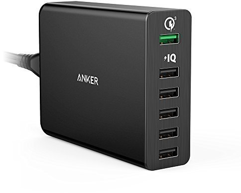 

Anker PowerPort 60W 6xUSB PowerIQ Qc 3.0 V3 Black (A2063L11)