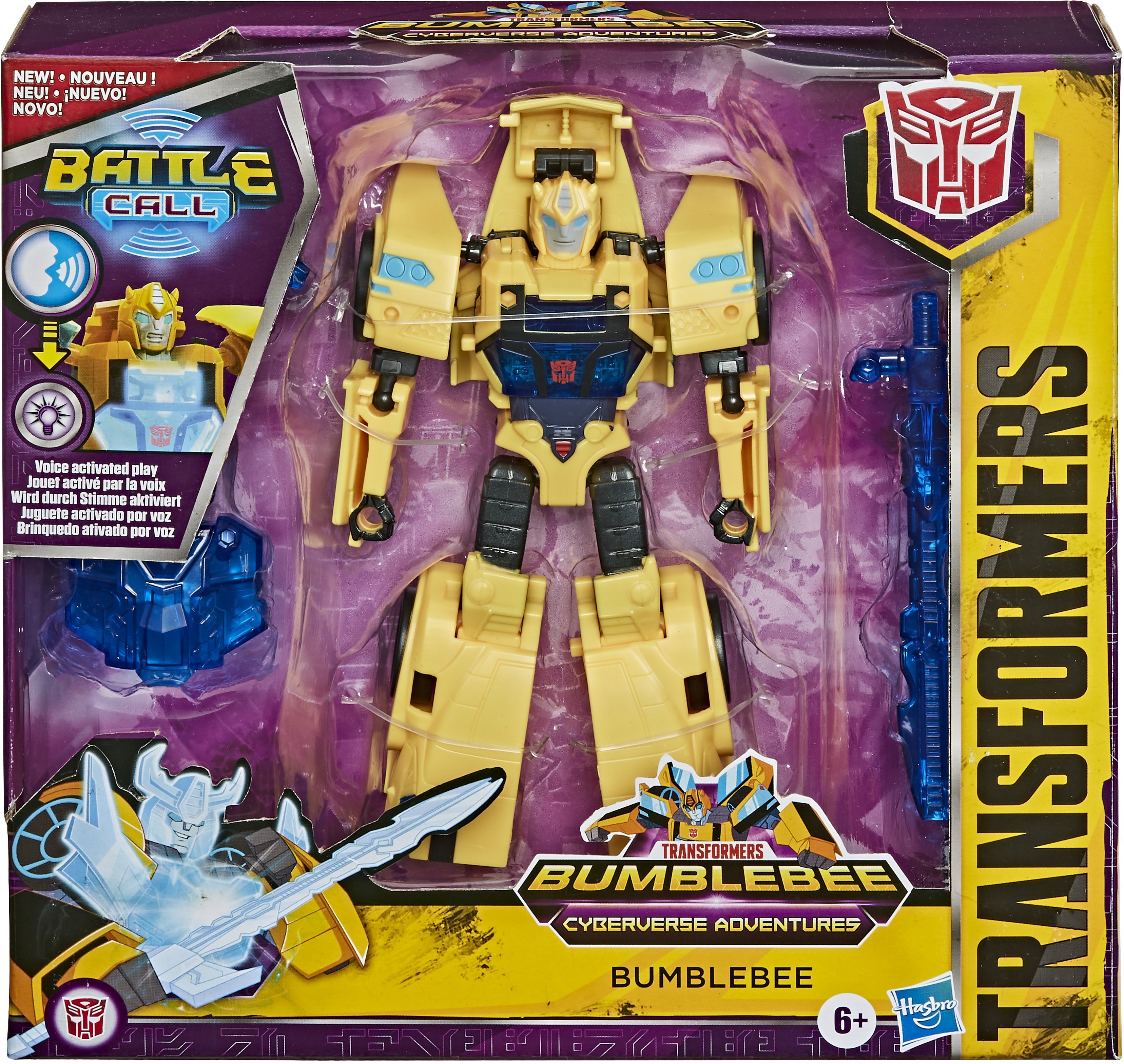 

Игрушка Hasbro Tra Трансфoрмеры Кибервселенная Класс Истребители Battle Call Trooper Bumblebee (E8227_E8373)