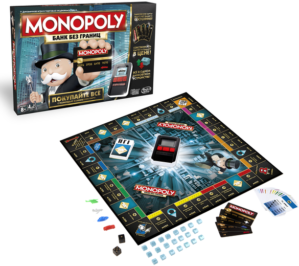 

Настольная игра Hasbro Monopoly Ultimate Banking - Монополия с банковскими картами (B6677) на русском