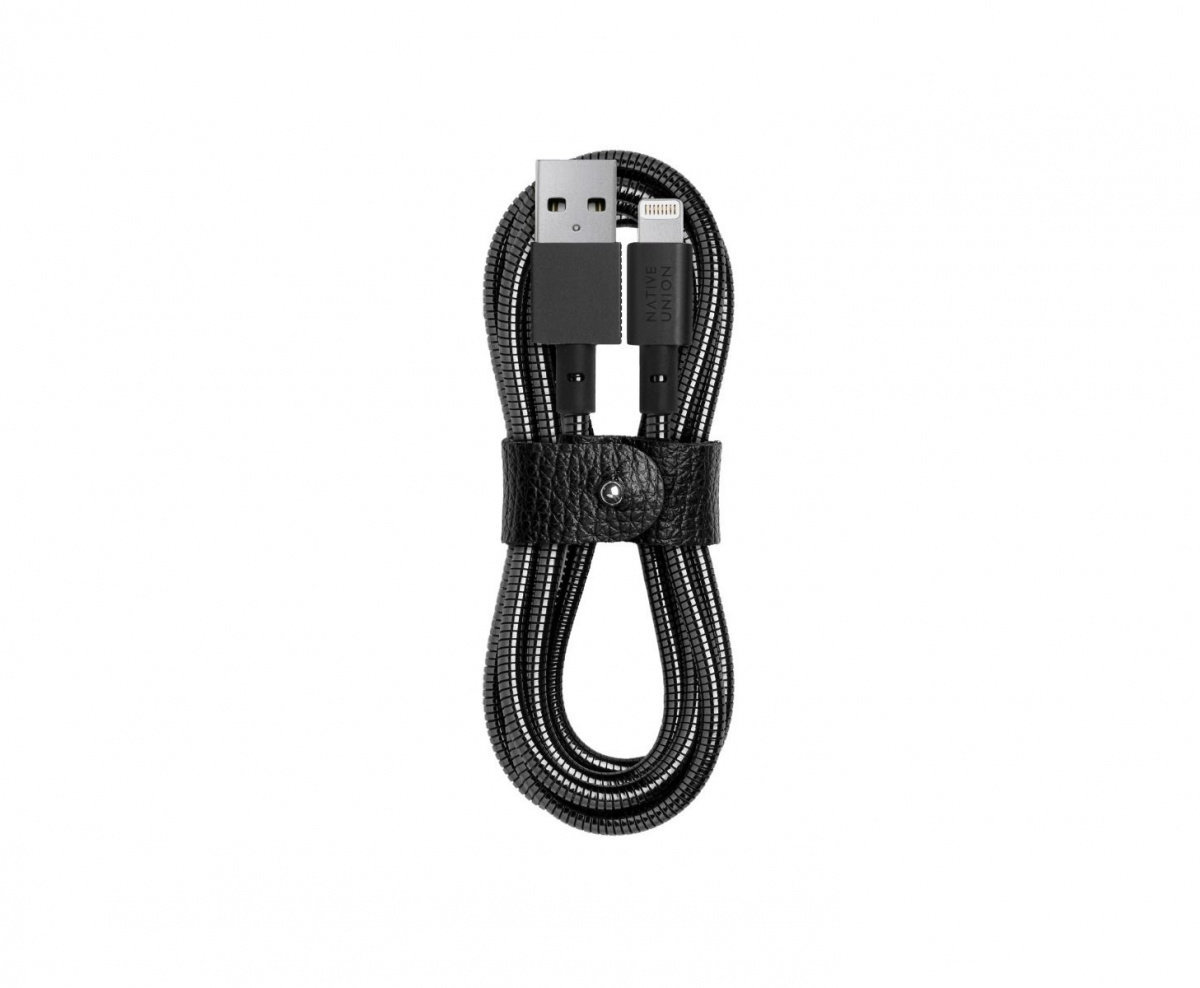 

Native Union Usb Cable to Lightning Tom Dixon Stash Coil 1.2m Black (COIL-L-BLK-TD)