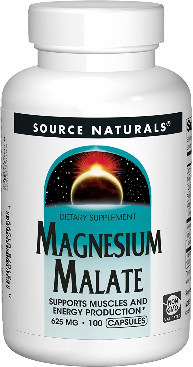 

Source Naturals, Magnesium Malate, 625mg 100 Tab