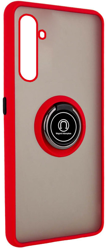 

Tpu Case Tpu Pc Deen ColorEdgingRing Magnetic Red for Realme 6 Pro