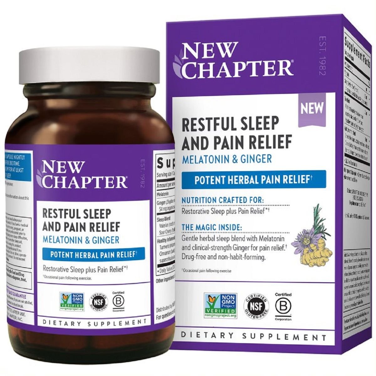 

New Chapter Multiherbal Sleep Травы для здорового сна 30 капсул