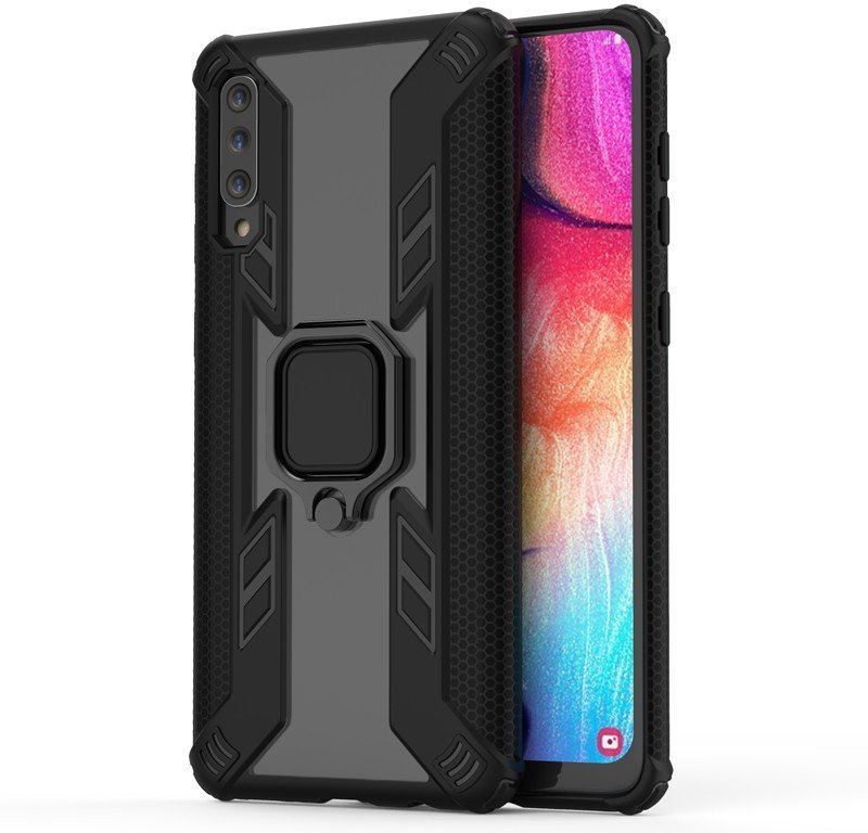 

Mobile Case Shockproof Combo Ring Black for Samsung Galaxy A30s/A50/A50s