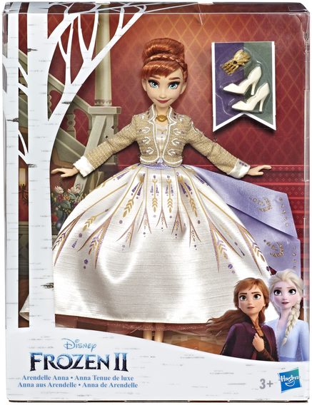 Акція на Кукла Hasbro Frozen Холодное сердце 2 Делюкс Анна (E5499_E6845) від Stylus