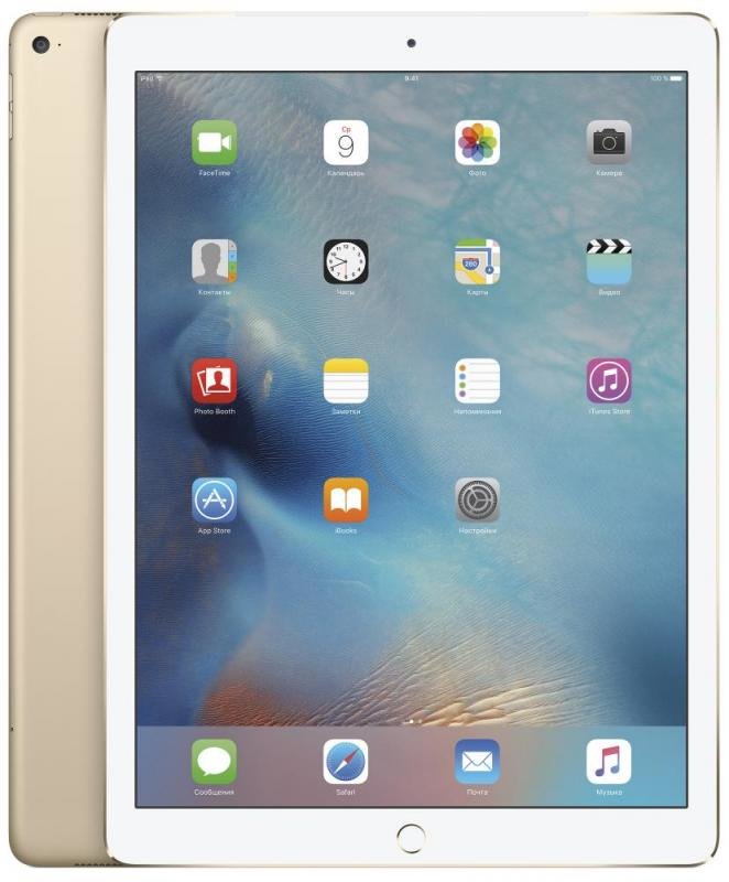 

Apple iPad Pro 12.9" Wi-Fi+LTE 64GB Gold (MQEF2) 2017