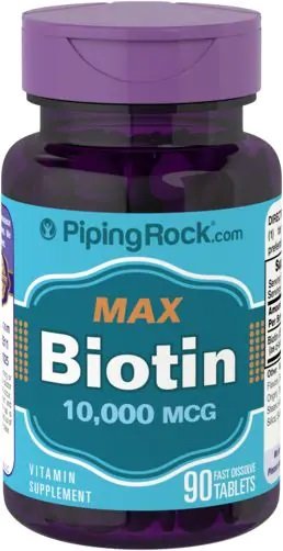 

Piping Rock Max Biotin 10,000 mcg 90 Fast Dissolve Tabs Биотин