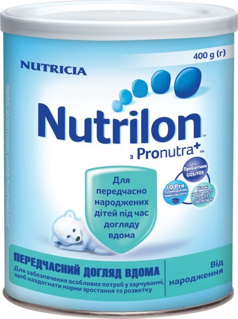 

Молочная смесь Nutrilon 400гр Преждевременный уход дома