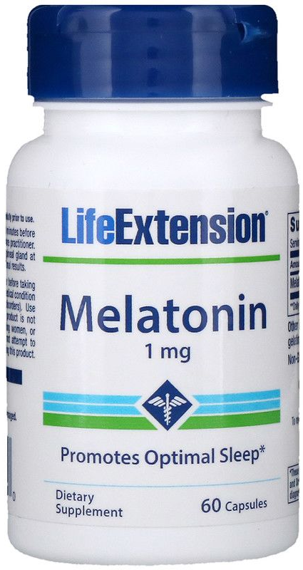 

Life Extension Melatonin 1 mg 60 Caps (LEX-32906)