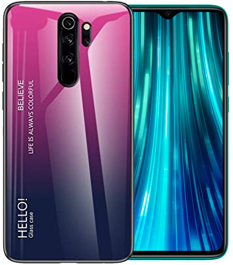 

Mobile Case Gradient Hello Crimson for Xiaomi Redmi Note 8 Pro