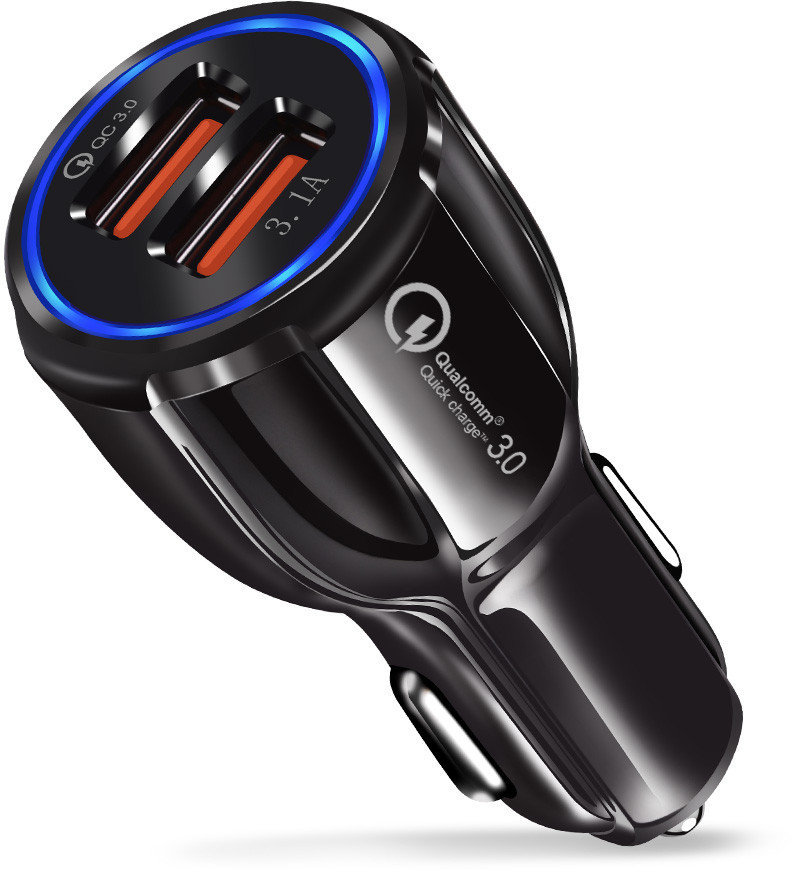 

Xoko Usb Car Charger Quick Charger 3.0 2xUSB 6A Black (CQC-200-BK)