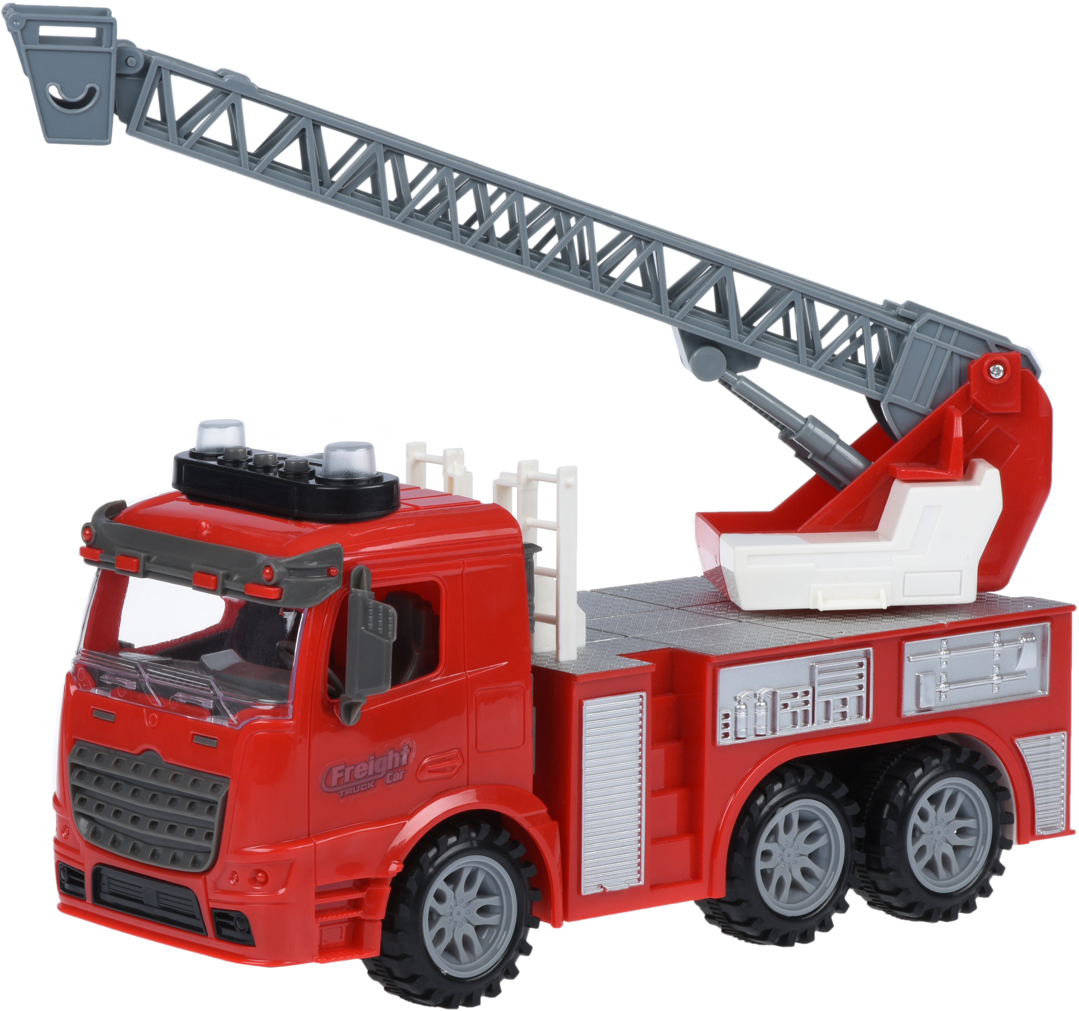 

Машинка Same Toy Truck пожарная машина с лестницей со светом и звуком (98-616AUt)