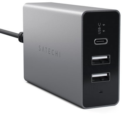 

Satechi Wall Charger Travel USB-C+2xUSB 40W Space Grey (ST-ACCAM)