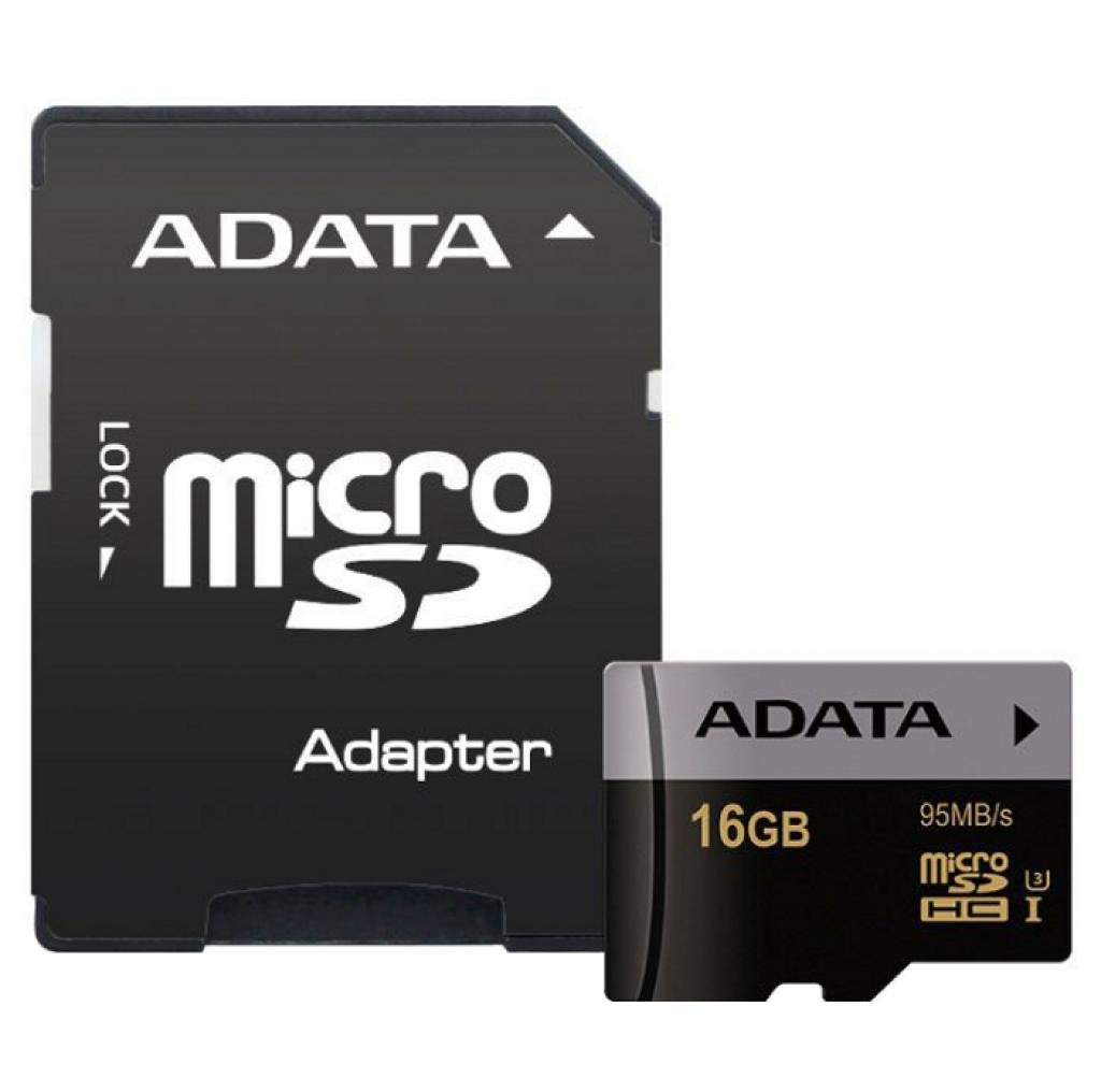 

Adata 16GB microSDHC Class 10 UHS-I U1 (AUSDH16GUICL10-R)