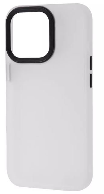 

Tpu Case Shadow Matte Metal Buttons White for iPhone 13 mini