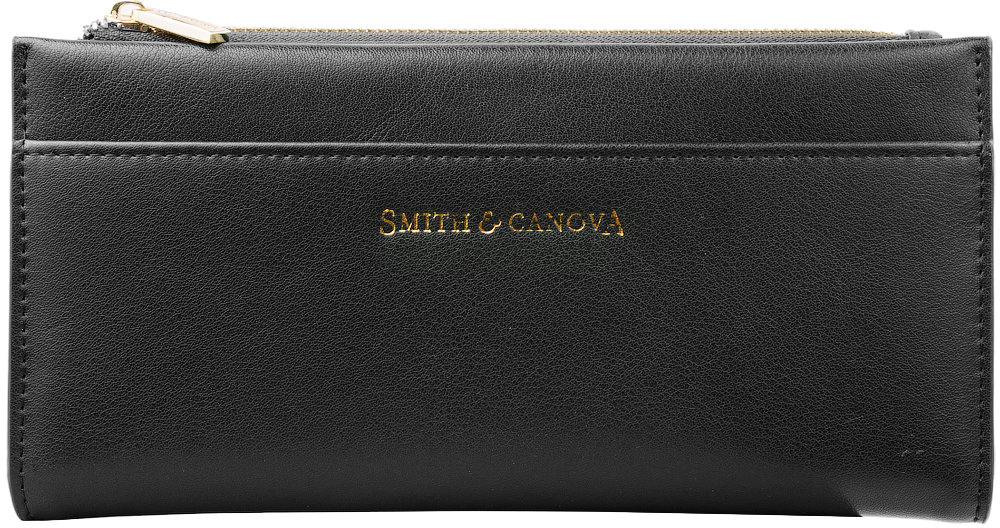 

Женский кошелек Smith&Canova черный (FUL-26811-black)