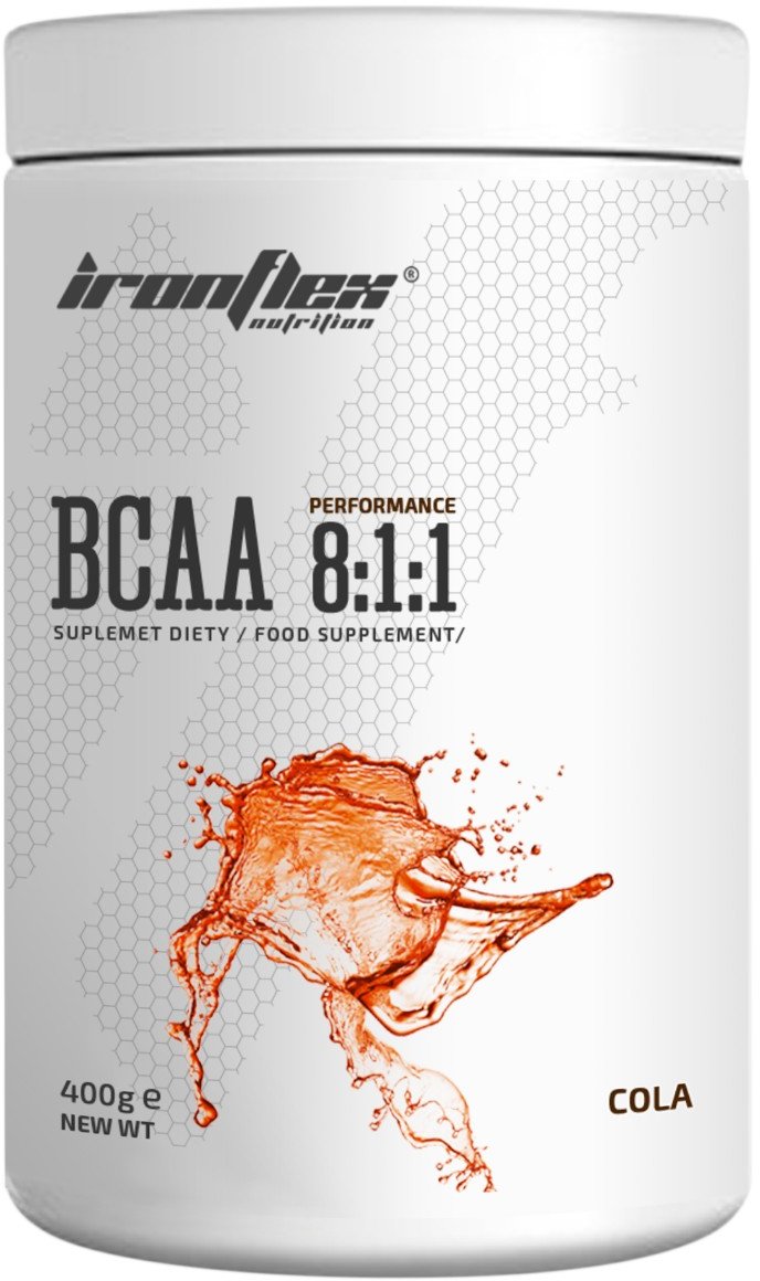 

IronFlex Nutrition Bcaa Performance 8-1-1 400 g /80 servings/ Cola