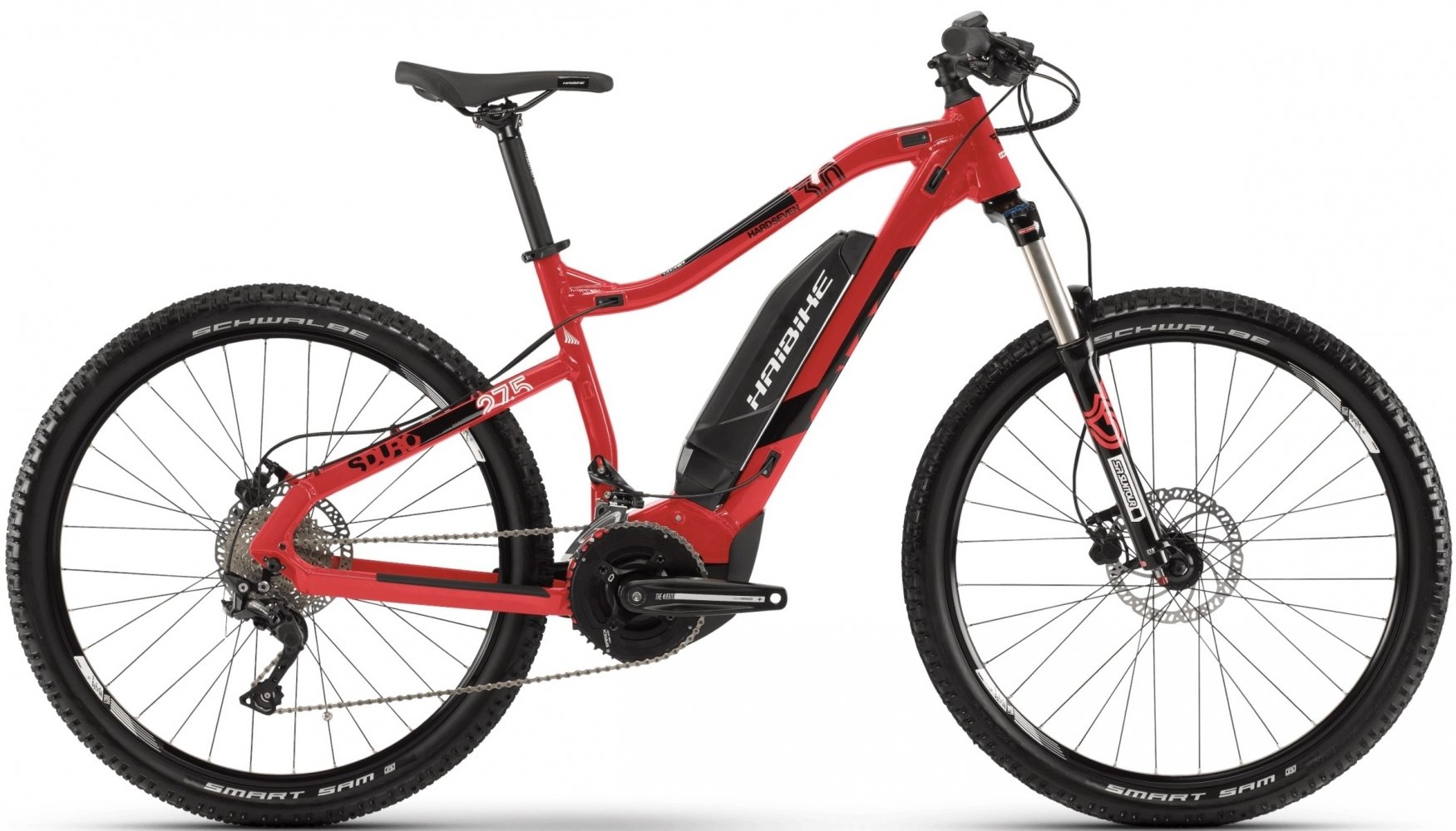 

Электровелосипед Haibike Sduro HardSeven 3.0 500Wh 27.5", рама L, красно-черно-белый, 2019