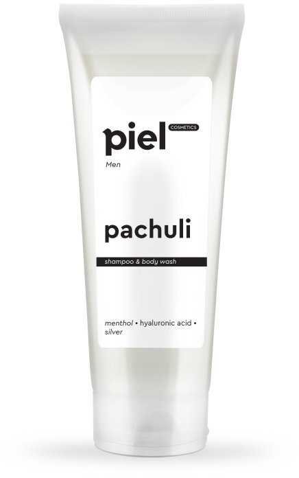 

Piel Cosmetics Patchouli Shampoo-Body Wash 2 in 1 250 ml Мужской шампунь-гель для душа с пачули