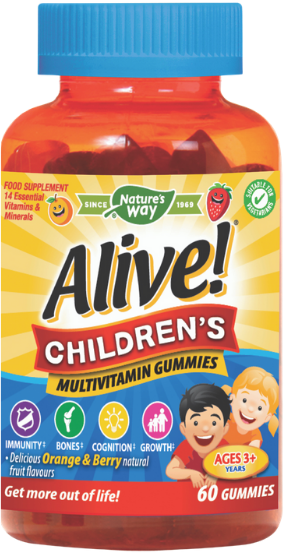 

Natures Way Children`s Gummy Multivitamin Мультивитамины для детей 60 жевательных таблеток