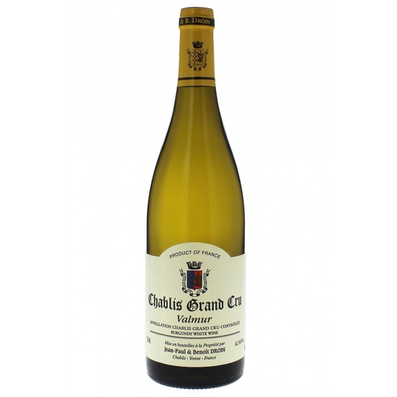 

Вино Droin Chablis Grand Cru Valmur, 2017 (0,75 л) (BW41597)