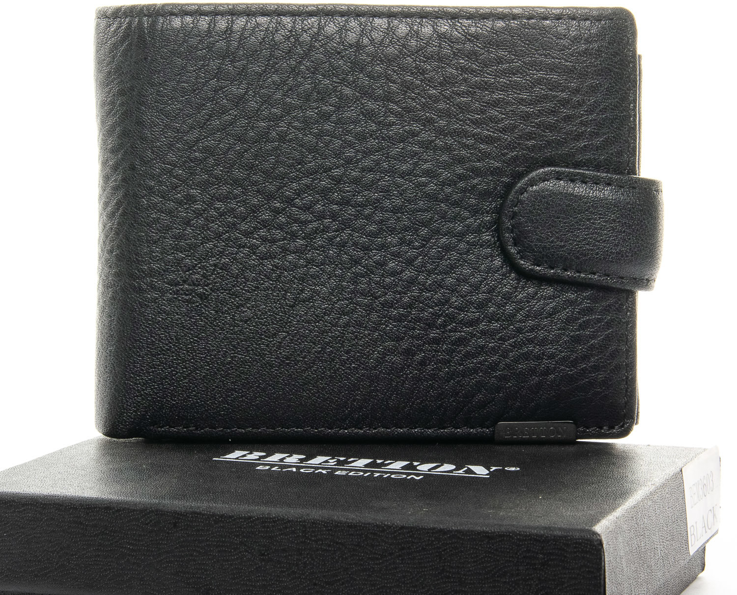 

Мужское портмоне Bretton черное (M3603 black)