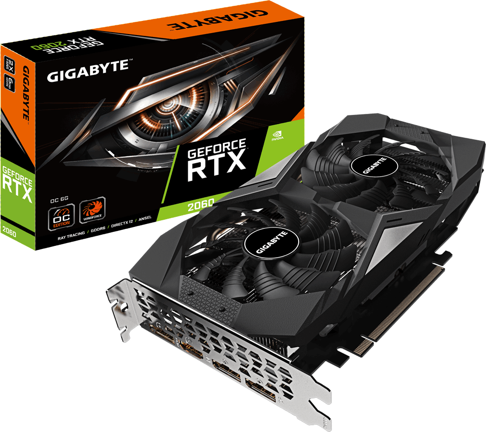 

Gigabyte GeForce Rtx 2060 Oc 6GB (GV-N2060OC-6GD rev 2.0)