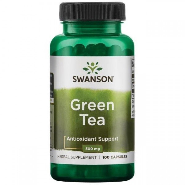 

Swanson Green Tea 500 mg Зеленый чай 100 капсул