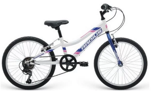 

Велосипед 20" Radius Nebula рама- 10.5" Gloss Pearl White/Gloss Navy Blue/Gloss Pink