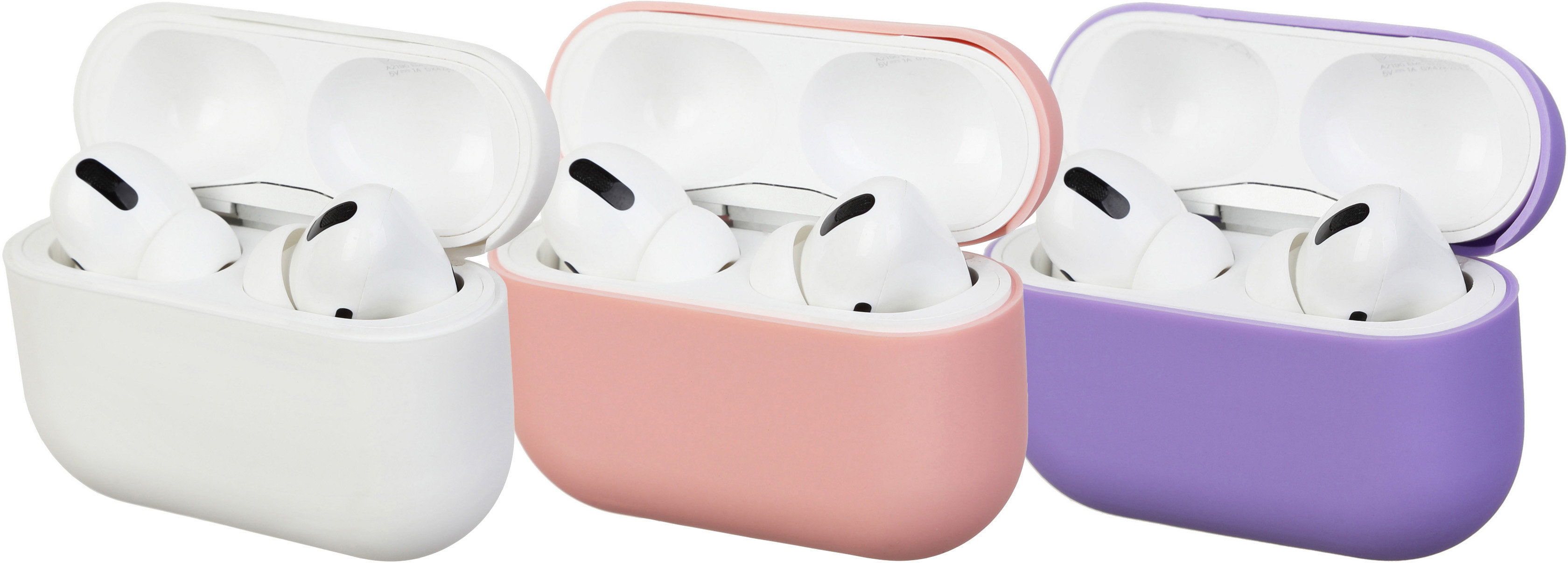 

Чехол для наушников ArmorStandart Ultrathin Silicon 3in (Powder, Purple, White) for Apple AirPods Pro